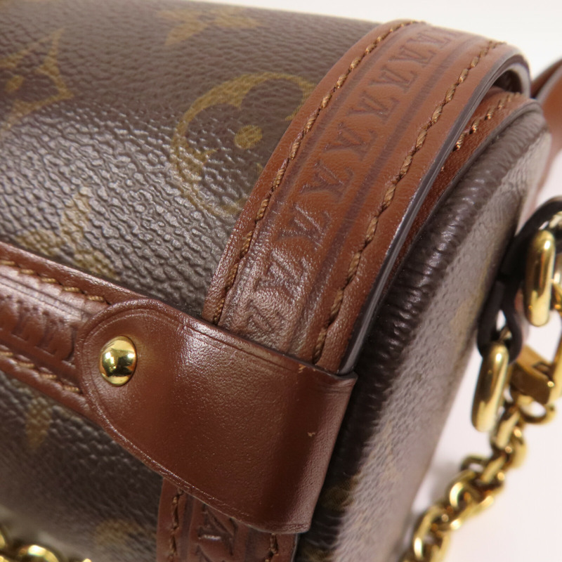 LOUIS VUITTON Monogram Papillon Trunk金扣手挽肩背兩用袋-6