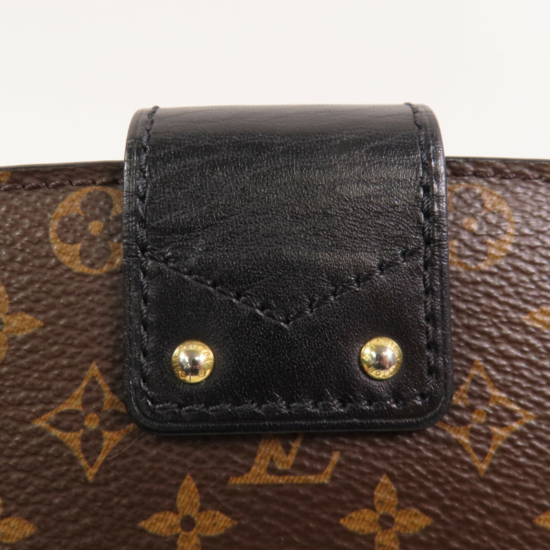 LOUIS VUITTON Monogram Reverse Trunk Clutch金扣肩背袋-10