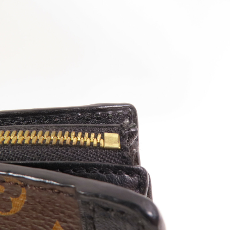 LOUIS VUITTON Monogram Reverse Trunk Clutch金扣肩背袋-14