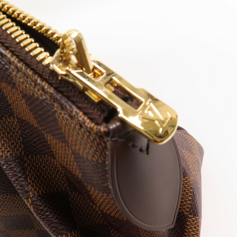 LOUIS VUITTON Damier Ebene Verona PM金扣手挽袋-10