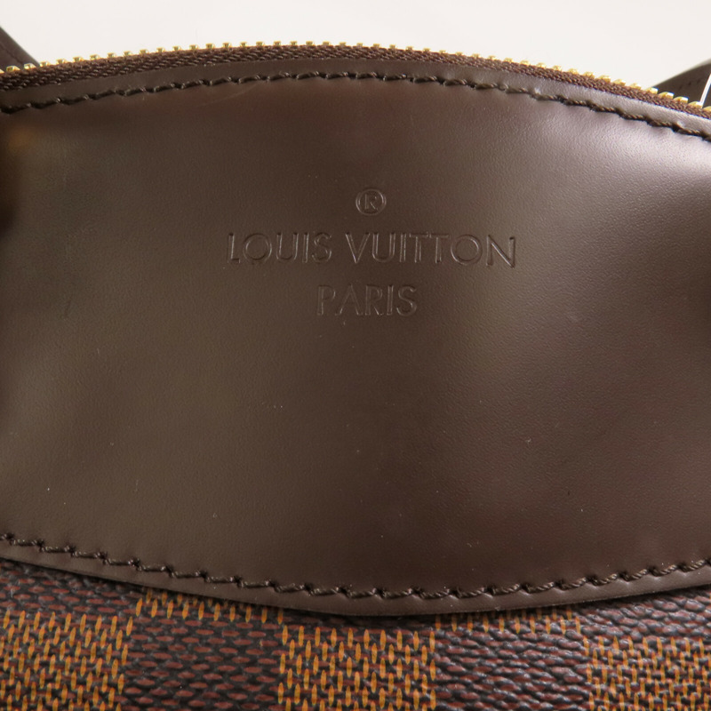 LOUIS VUITTON Damier Ebene Verona PM金扣手挽袋-11