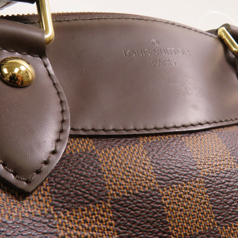 LOUIS VUITTON Damier Ebene Verona PM金扣手挽袋-12