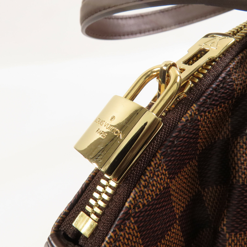 LOUIS VUITTON Damier Ebene Verona PM金扣手挽袋-13