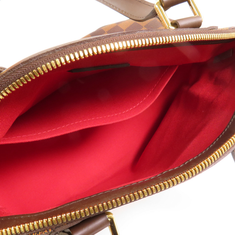 LOUIS VUITTON Damier Ebene Verona PM金扣手挽袋-15