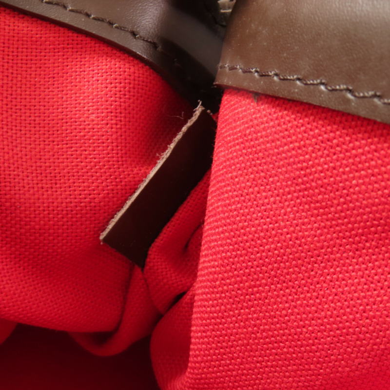 LOUIS VUITTON Damier Ebene Verona PM金扣手挽袋-18