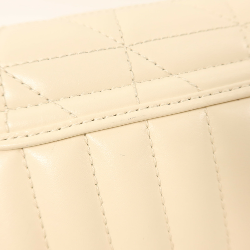 GUCCI 牛皮皮革GG Marmont Super Mini銀扣鏈帶肩背袋-14