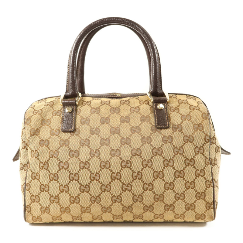 GUCCI 帆布Abbey Pocket Handbag金扣手挽袋-1