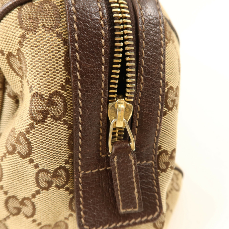 GUCCI 帆布Abbey Pocket Handbag金扣手挽袋-8