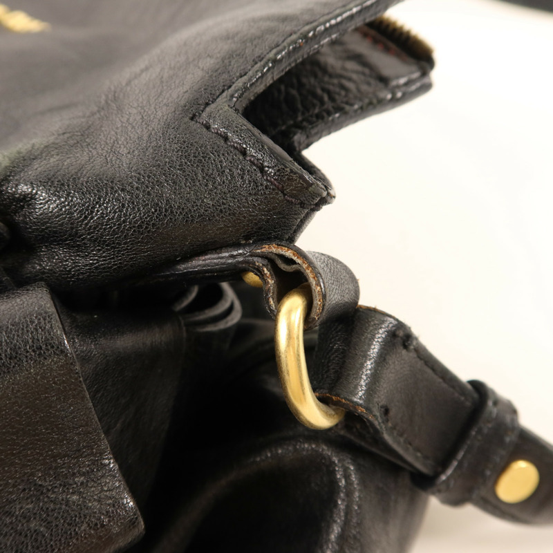 Miu Miu 牛皮皮革2 Way Shoulder Bag金扣手挽肩背兩用袋-16