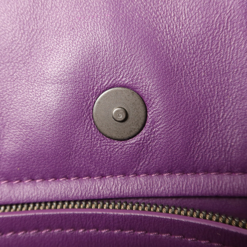 BOTTEGA VENETA 羊皮皮革Shoulder Bag鏈帶肩背袋-9