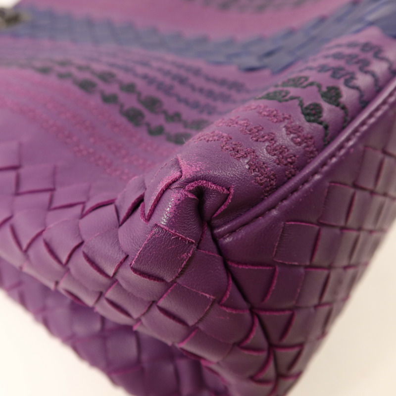 BOTTEGA VENETA 羊皮皮革Shoulder Bag鏈帶肩背袋-14