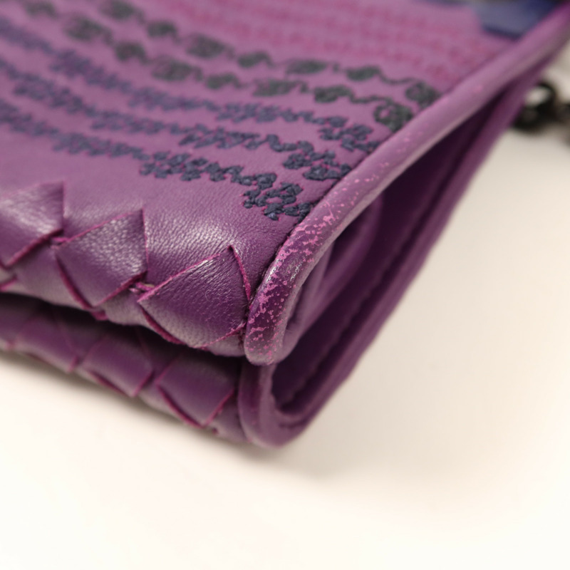 BOTTEGA VENETA 羊皮皮革Shoulder Bag鏈帶肩背袋-16