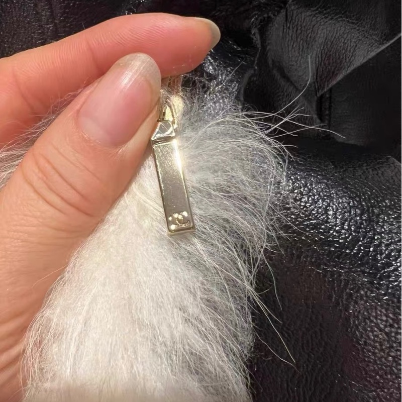 Chanel皮衣海軍領36碼-4