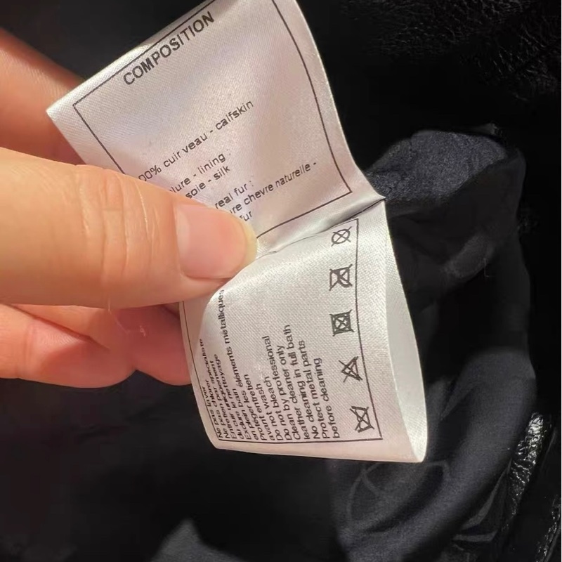 Chanel皮衣海軍領36碼-6