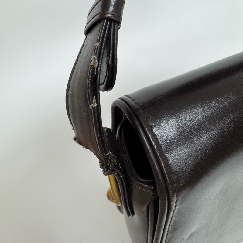 Gucci雙G單肩包 vintage 二手 中古-17