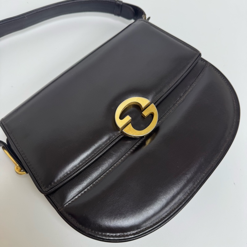 Gucci雙G單肩包 vintage 二手 中古-19