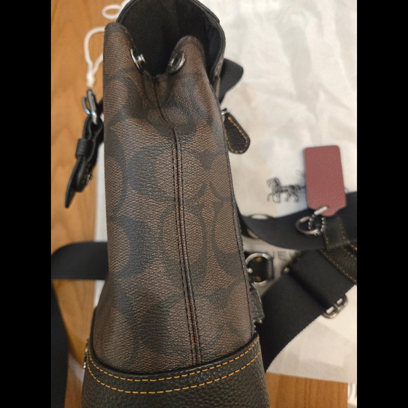 coach 男包 男生小廢包 斜背包-4