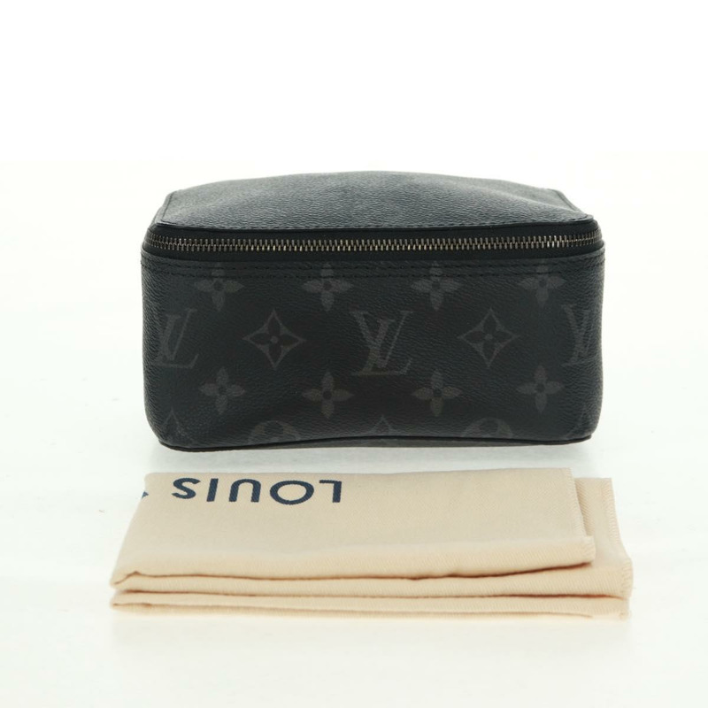 【日本直送】路易威登 Monogram Eclipse Cube de Langemont PM 手拿包 M44697 LV Auth 169653M-11