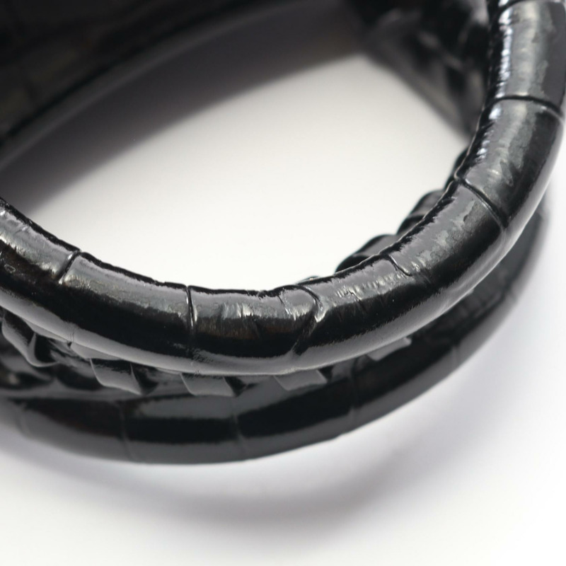 巴黎世家 NEO CLASS CITY MINI 單肩斜背包,黑色皮革,二手-6