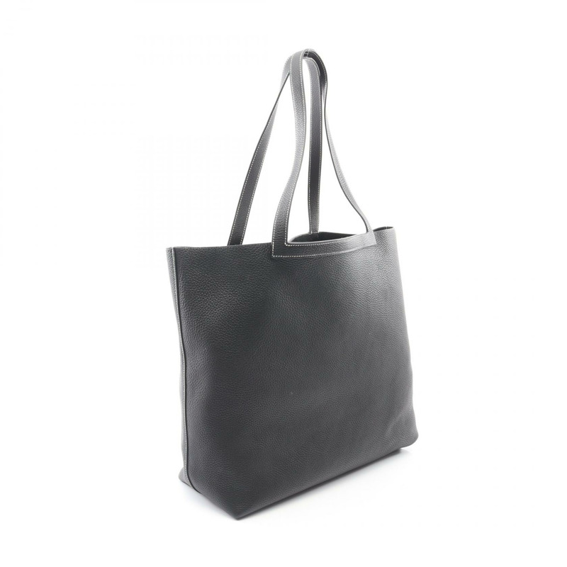 愛馬仕 Cabasserie 46 肩背手提包,Clemence 皮革,黑色,二手,女士款-1