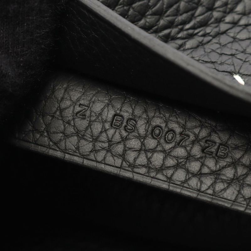 愛馬仕 Cabasserie 46 肩背手提包,Clemence 皮革,黑色,二手,女士款-4