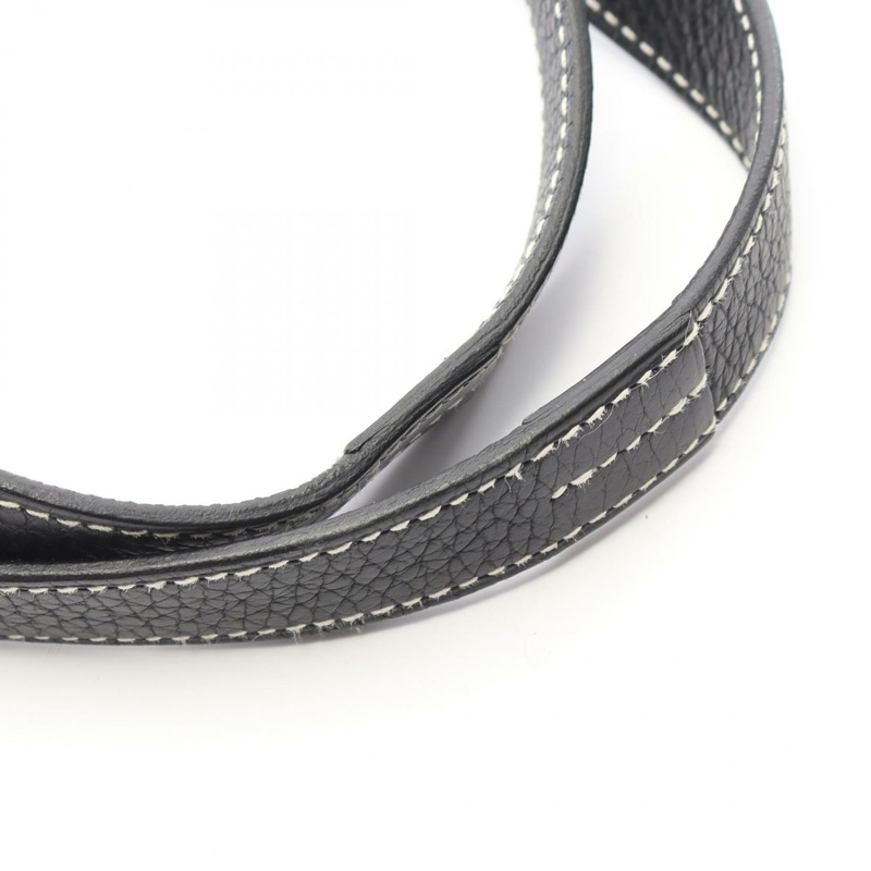 愛馬仕 Cabasserie 46 肩背手提包,Clemence 皮革,黑色,二手,女士款-7