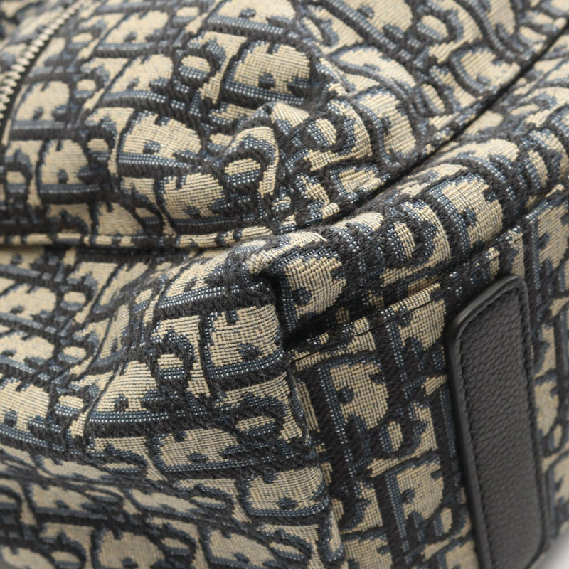 Christian Dior Rider Oblique Jacquard Rucksack Backpack 1VOBA088YKY 帆布海軍藍-4