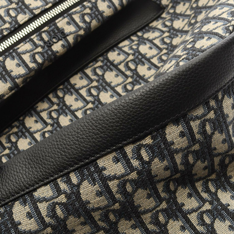 Christian Dior Rider Oblique Jacquard Rucksack Backpack 1VOBA088YKY 帆布海軍藍-6