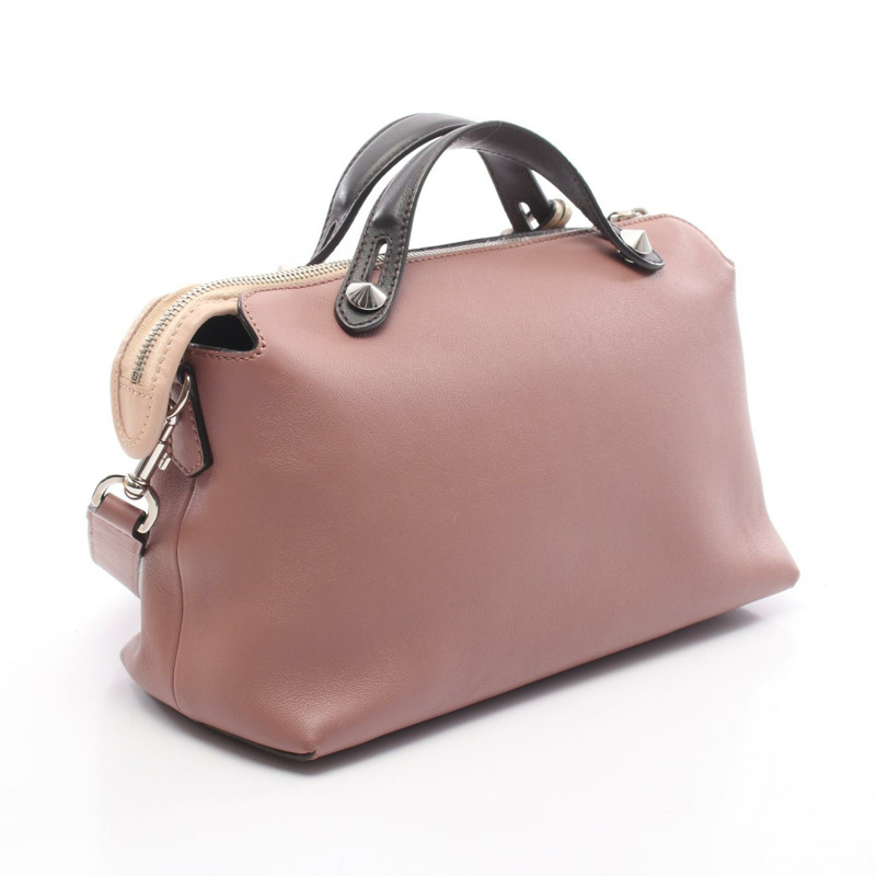 FENDI BY THE WAY 中型單肩斜背包 8BL124 皮革 深粉色 二手-1