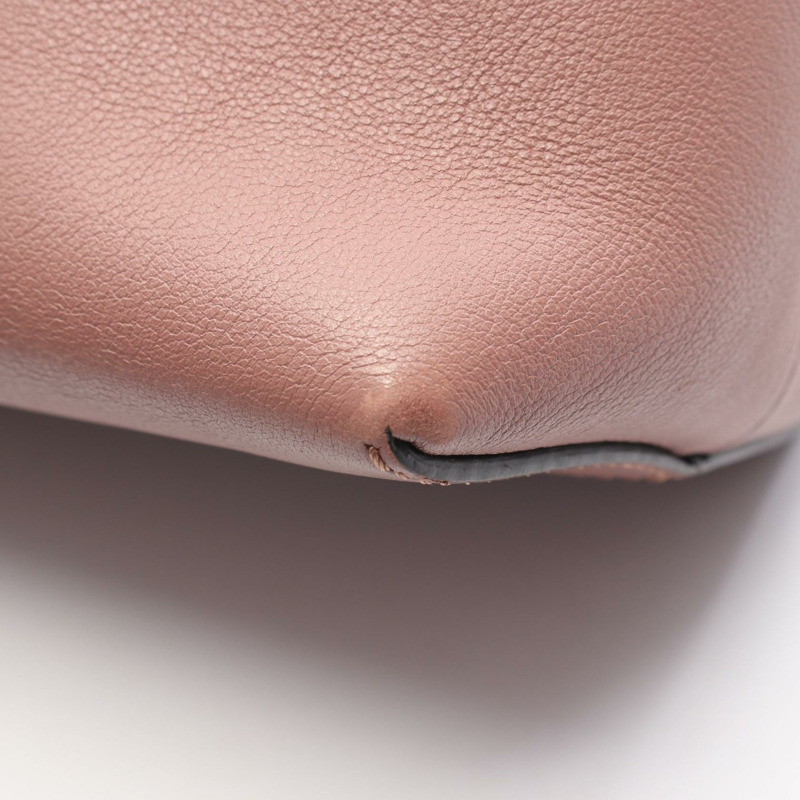 FENDI BY THE WAY 中型單肩斜背包 8BL124 皮革 深粉色 二手-5