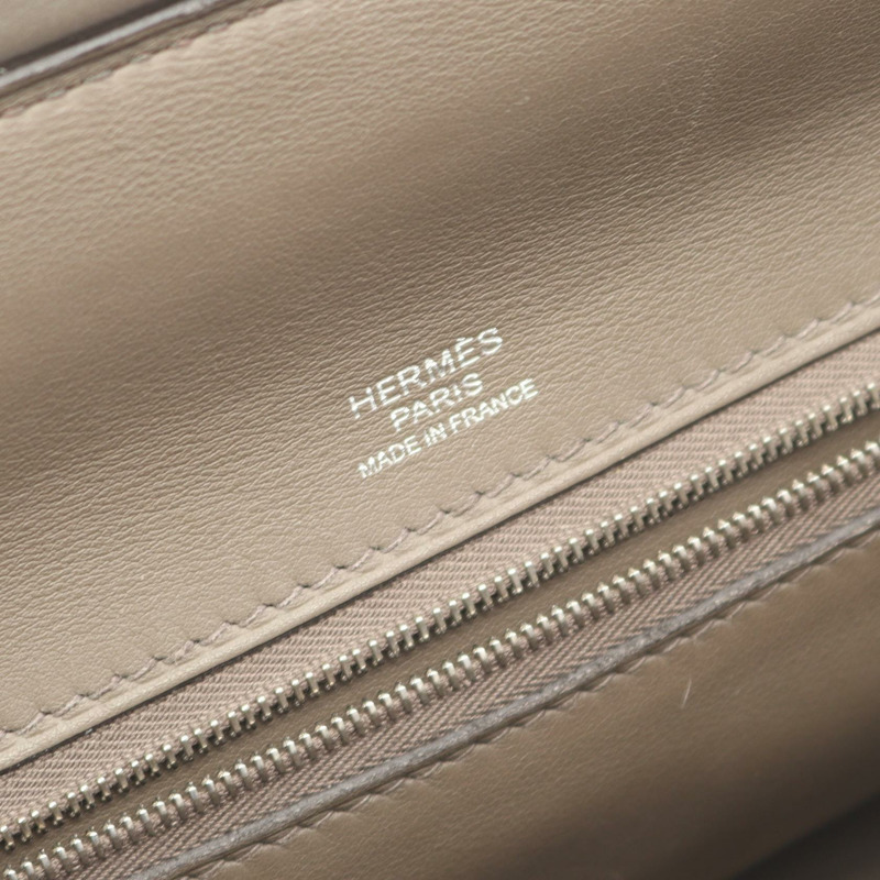 HERMES 24 sac Van Quatre 29 單肩手提包 Y Togo Swift 皮革 Etain SHW-3