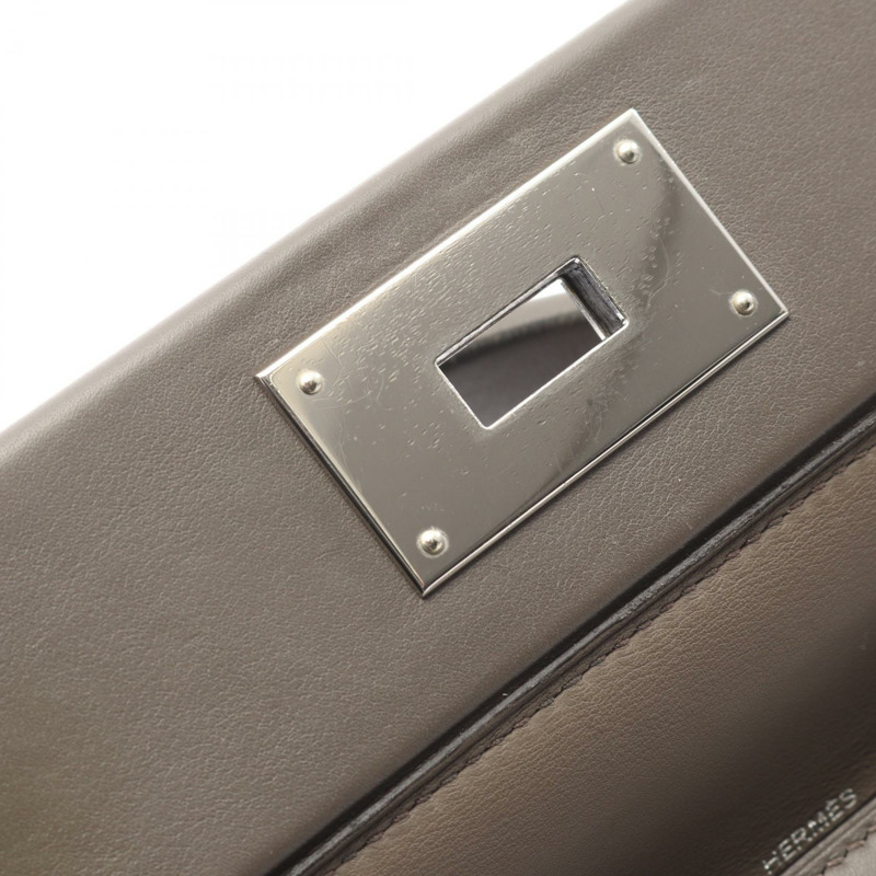 HERMES 24 sac Van Quatre 29 單肩手提包 Y Togo Swift 皮革 Etain SHW-10