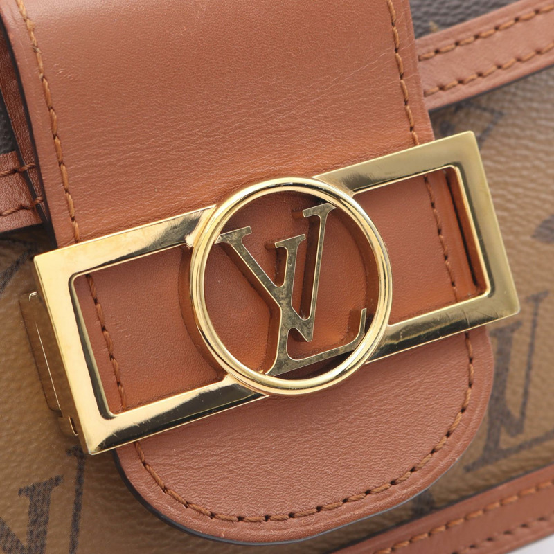 路易威登 Daufine MINI 斜背包 M44580 Monogram Reverse 二手-8