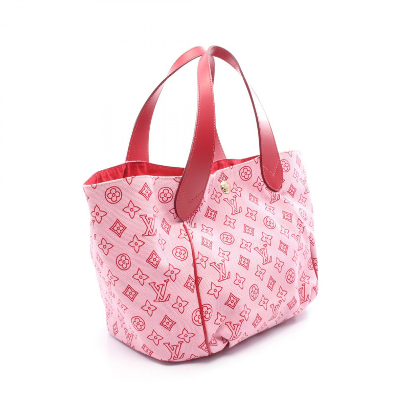 路易威登 Cabas Ipanema PM Beachline Rose 手提包 M95984 帆布皮革-1