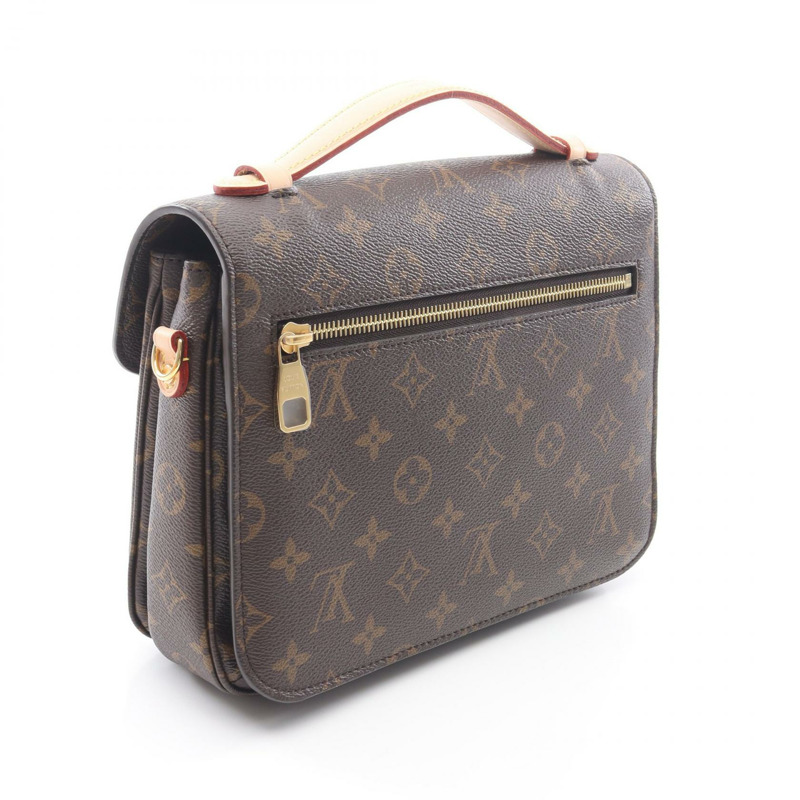 路易威登 Pochette Metis MM 斜背包 M44875 Monogram 棕色皮革-1