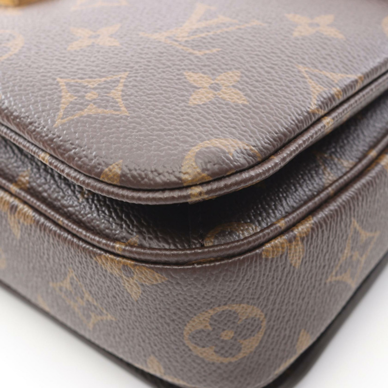 路易威登 Pochette Metis MM 斜背包 M44875 Monogram 棕色皮革-4