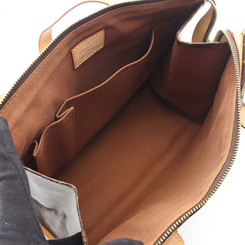 路易威登 Popincourt Haut 肩背手提包 M40007 Monogram 帆布 棕色 二手-2