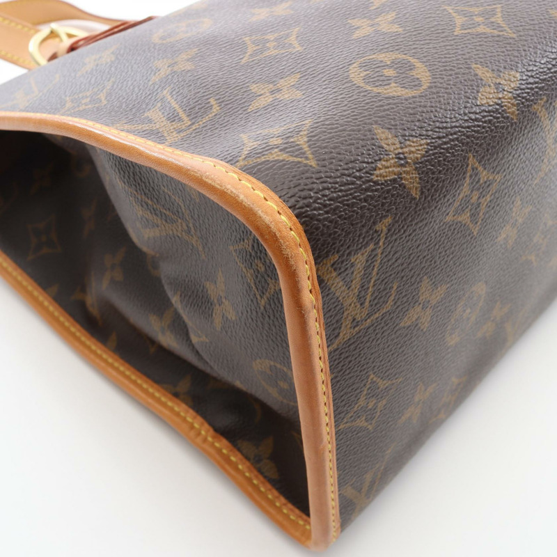 路易威登 Popincourt Haut 肩背手提包 M40007 Monogram 帆布 棕色 二手-5