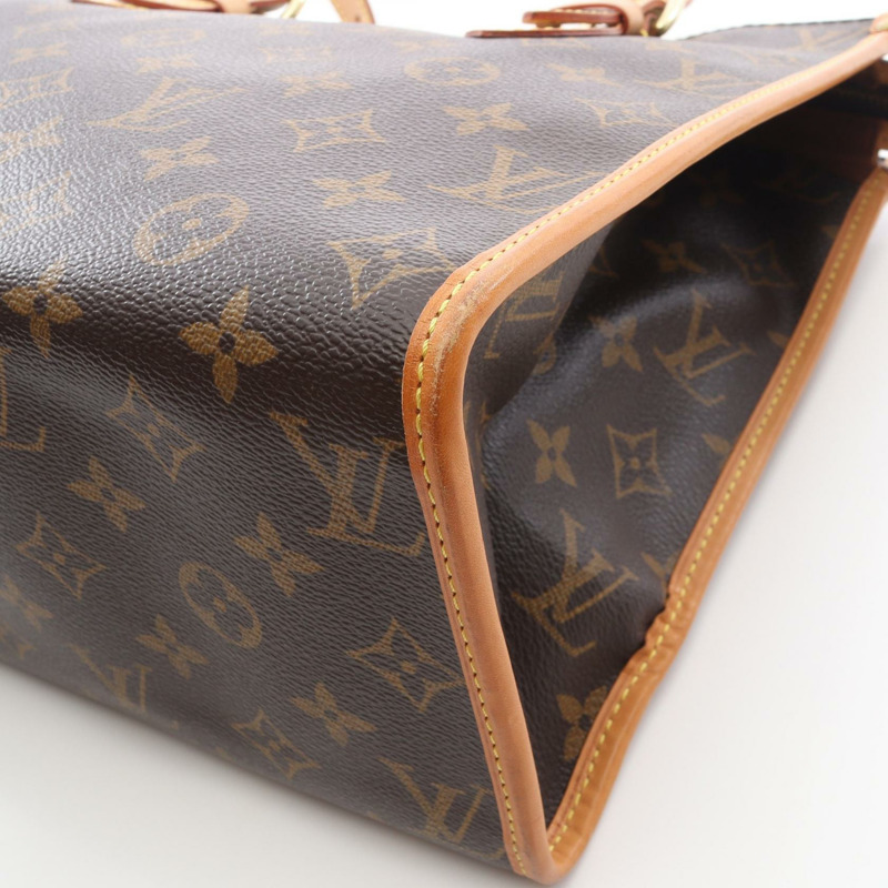 路易威登 Popincourt Haut 肩背手提包 M40007 Monogram 帆布 棕色 二手-6