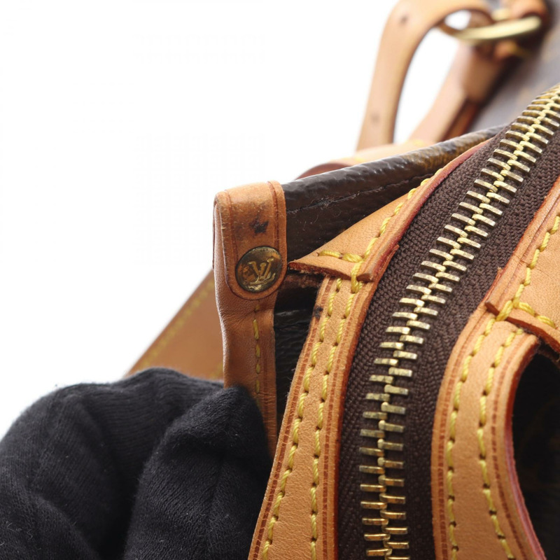 路易威登 Popincourt Haut 肩背手提包 M40007 Monogram 帆布 棕色 二手-10