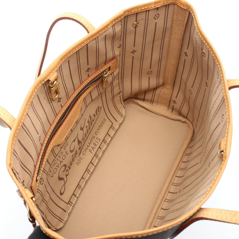 路易威登 Neverfull PM 手提單肩包 M40155 Monogram 皮革 棕色 二手-2