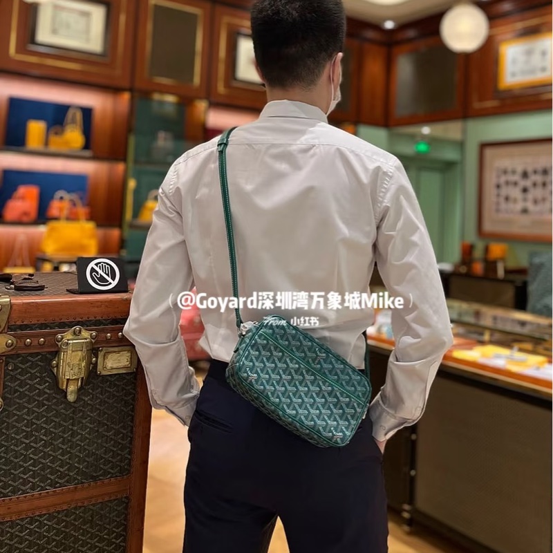 🈶購證 #99新閒置 #牛油果綠 Goyard郵差包 #男女同款 #超甜僅一顆-4