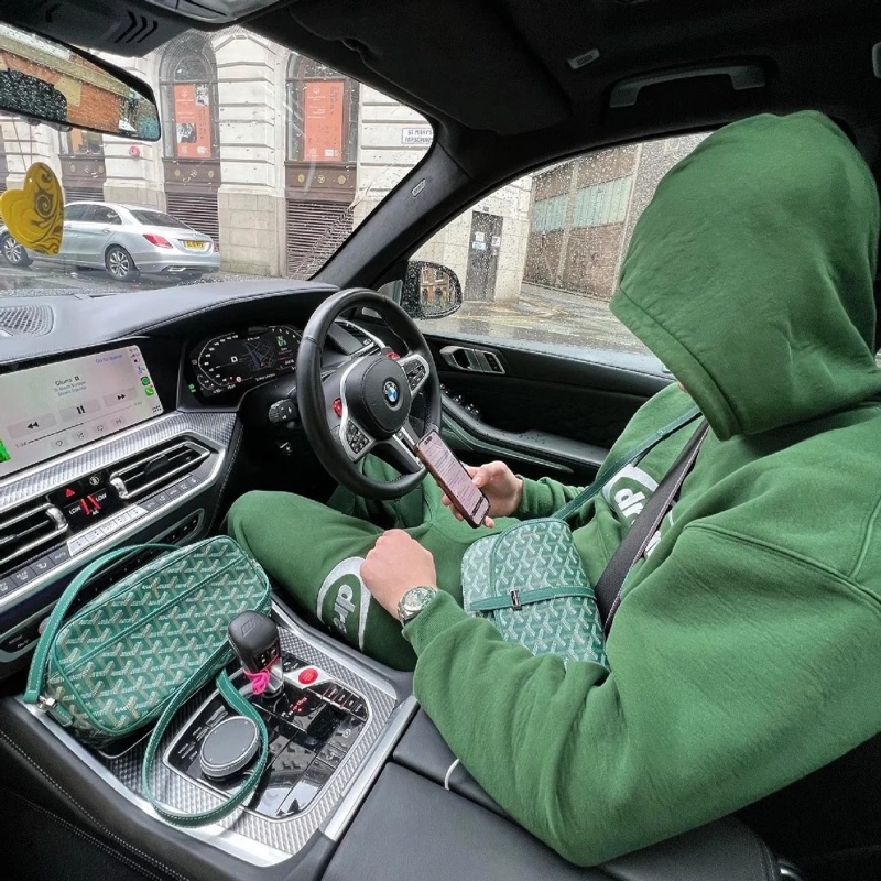 🈶購證 #99新閒置 #牛油果綠 Goyard郵差包 #男女同款 #超甜僅一顆-6