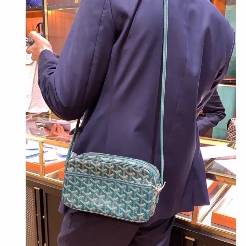 🈶購證 #99新閒置 #牛油果綠 Goyard郵差包 #男女同款 #超甜僅一顆-7