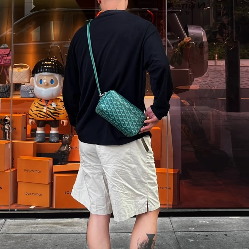 🈶購證 #99新閒置 #牛油果綠 Goyard郵差包 #男女同款 #超甜僅一顆-9