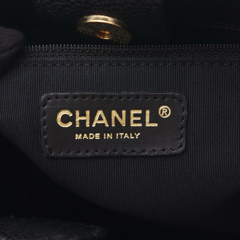 香奈兒 Matelasse PST 鏈肩背托特包，粒面小牛皮，黑色，二手，金色五金-3