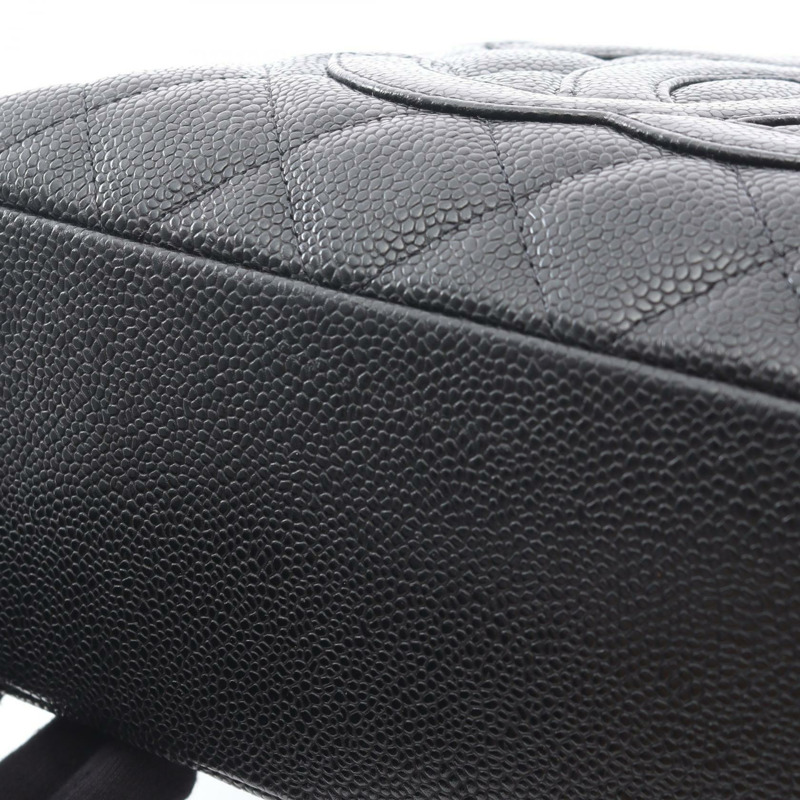 香奈兒 Matelasse PST 鏈肩背托特包，粒面小牛皮，黑色，二手，金色五金-8