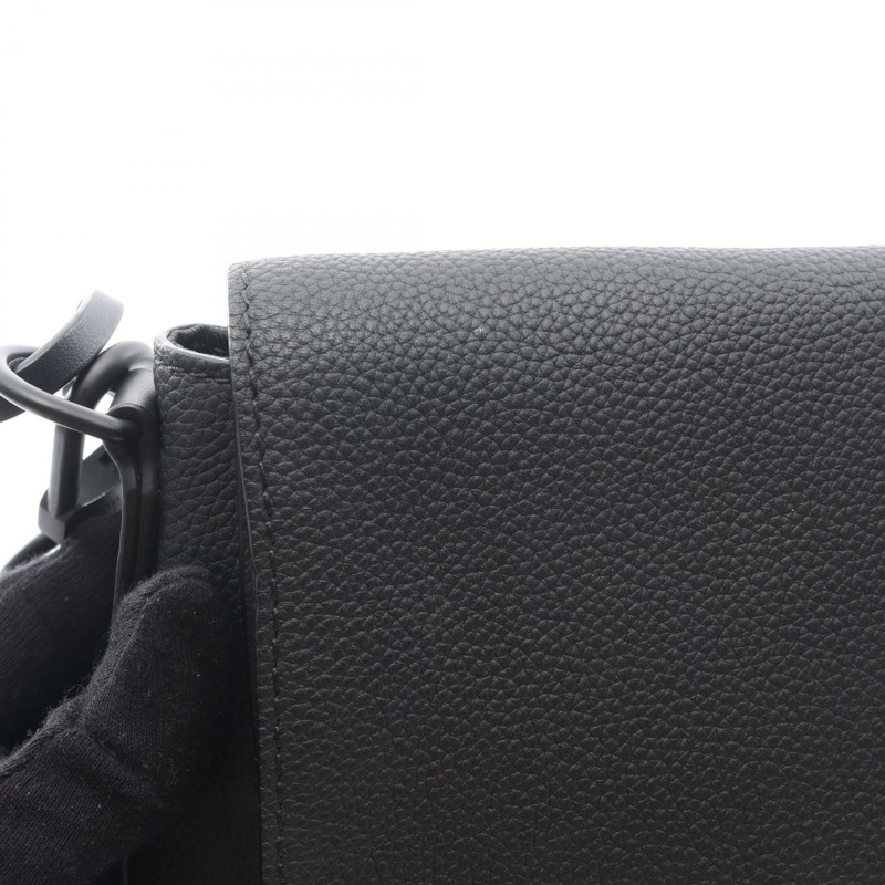 路易威登 Takeoff 斜背單肩包 M57080 黑色皮革 二手-5