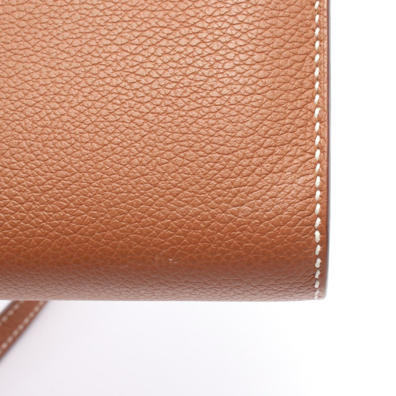 愛馬仕 Constance Long to Go 肩挎包 K Evercolor 金色 二手 GHW-5