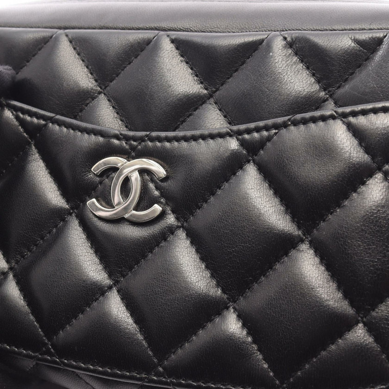 香奈兒 (CHANEL) Matelasse 鏈條肩背包 A29857 羊皮黑色二手女士 SHW-5